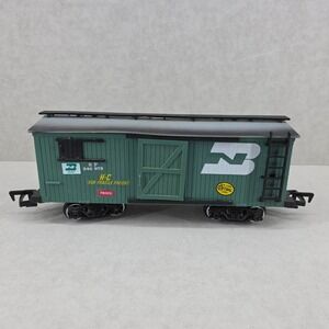 New Bright Vintage 1986 Burlington Northern Frisco Freight Train Box Car